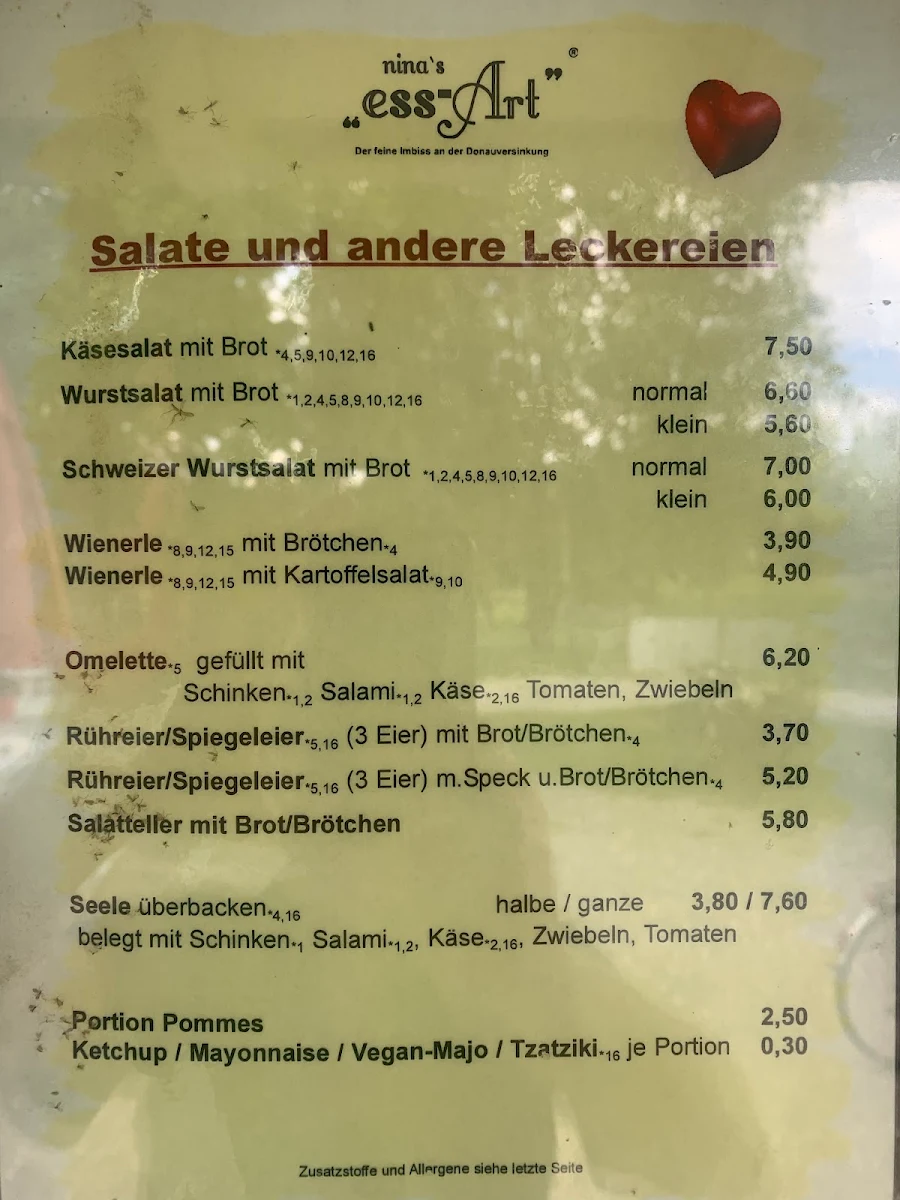 Speisekarte photo 4