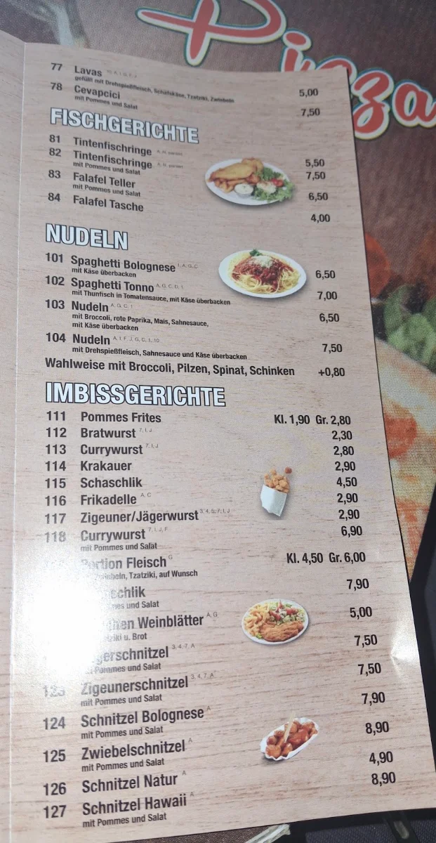 Speisekarte photo 3