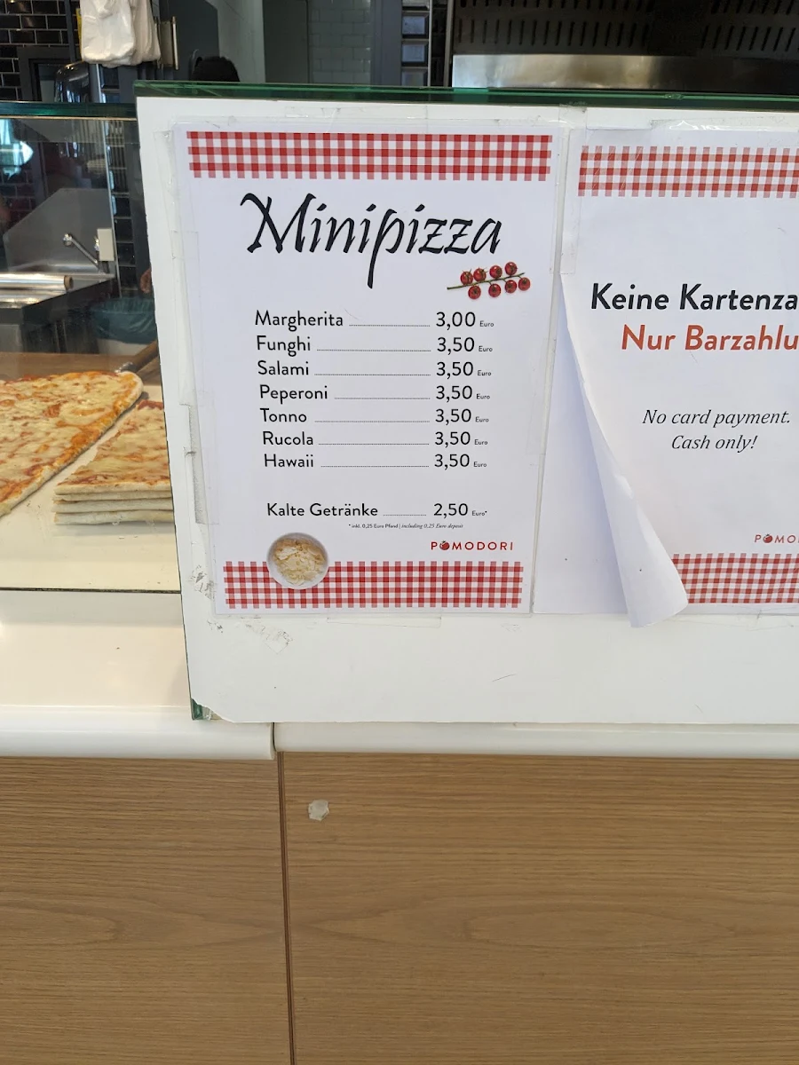 Speisekarte, Pomodori Potsdam