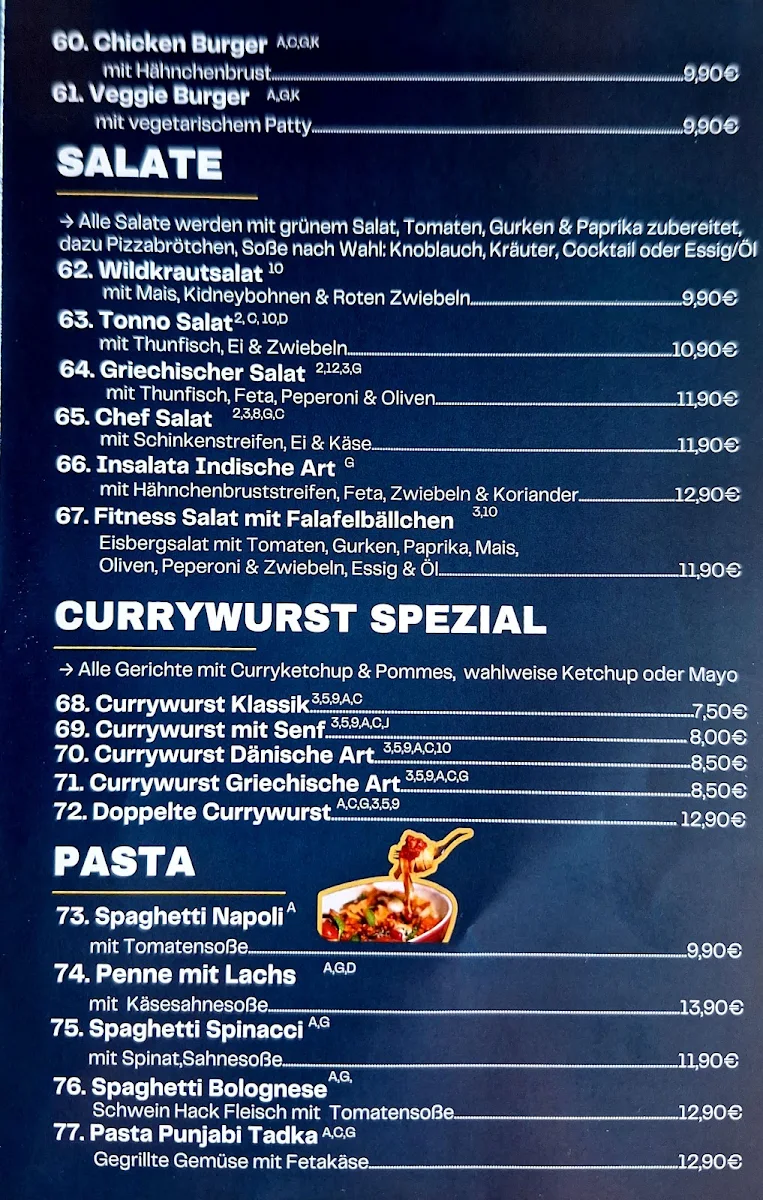 Speisekarte, Punjabi Tadka