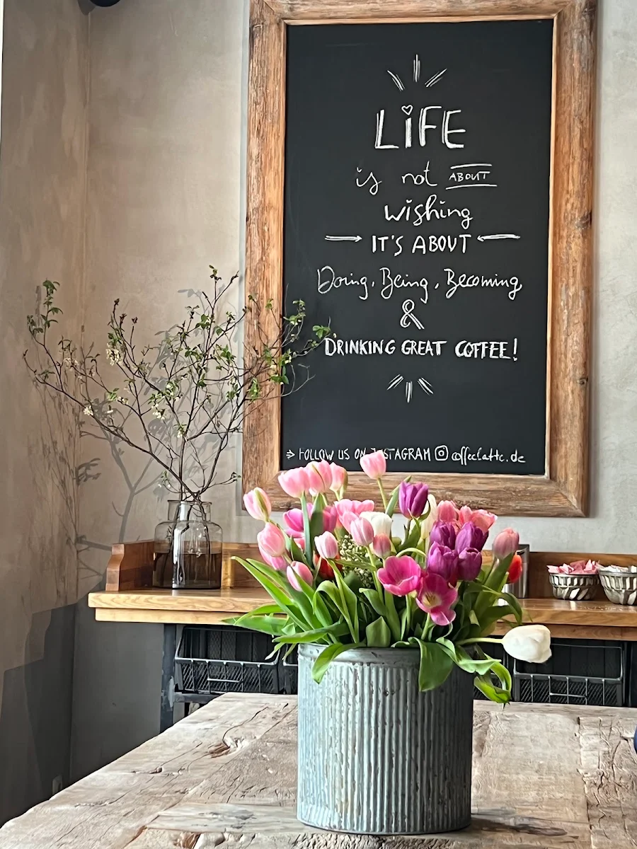 Speisekarte, Coffeelatte