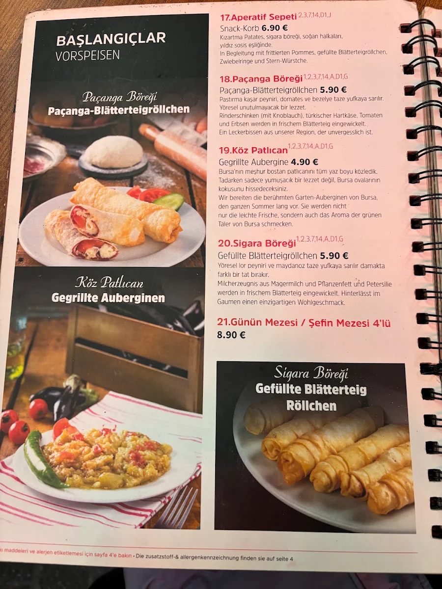 Speisekarte photo 1