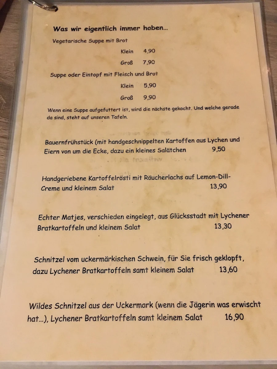 Speisekarte photo 1