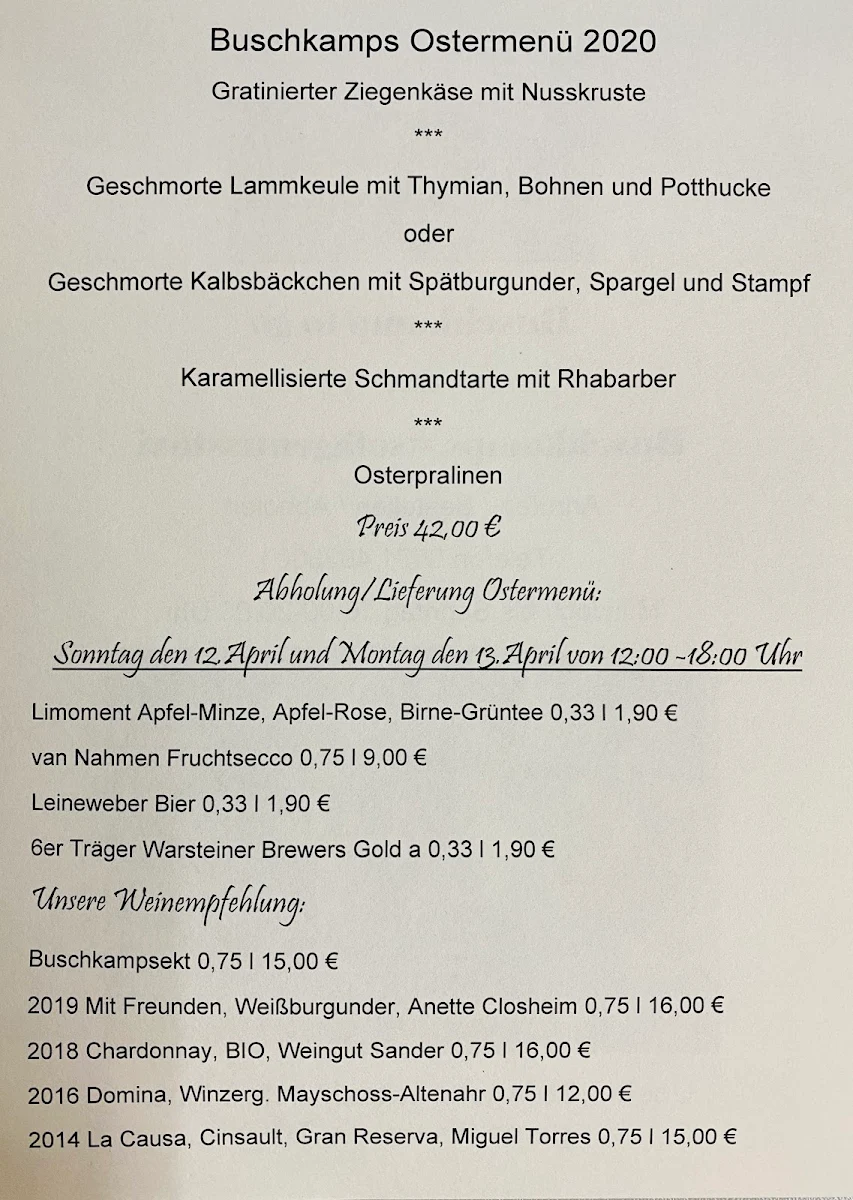 Speisekarte photo 2
