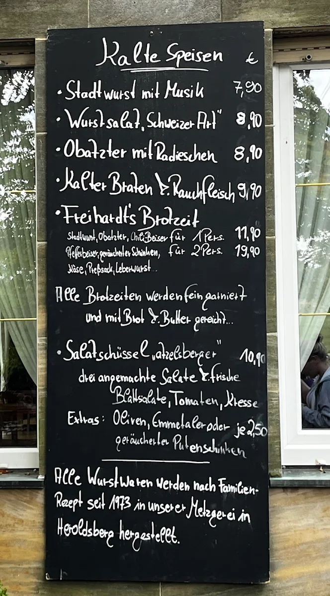 Speisekarte, Atzelsberger - Gaststätte & Biergarten