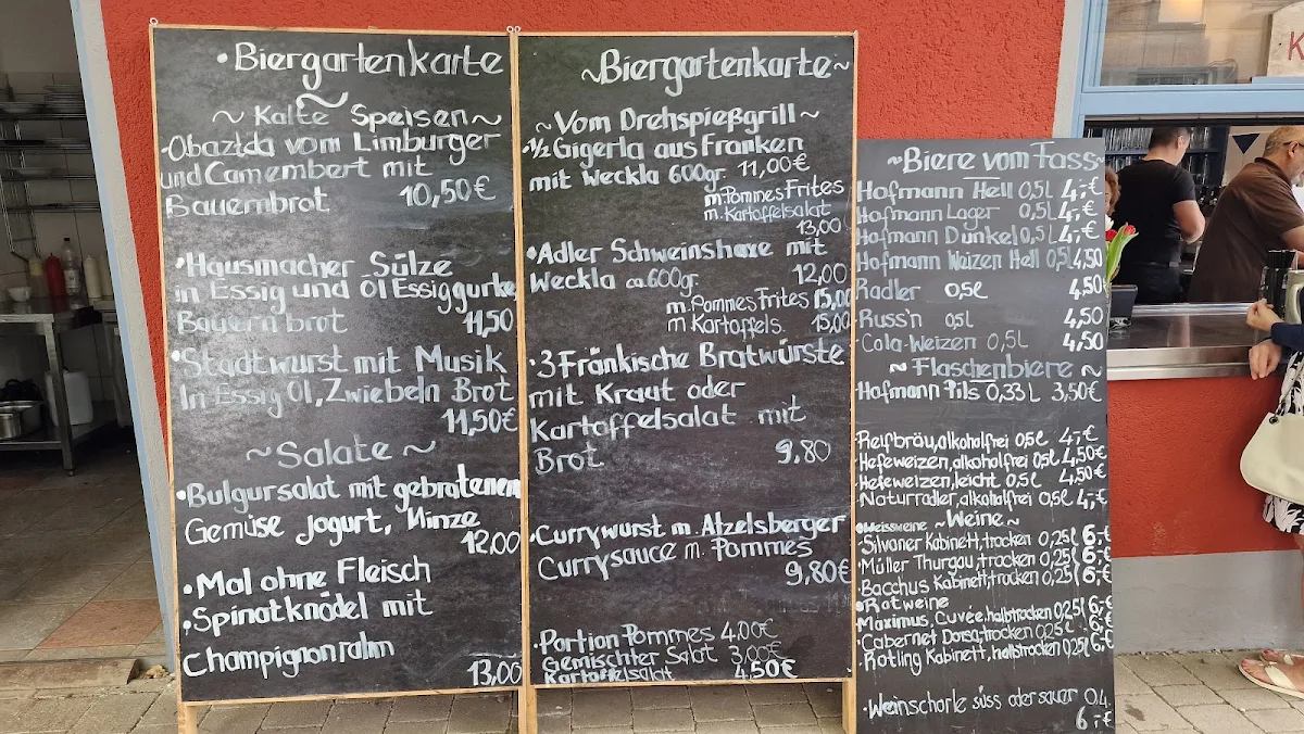 Speisekarte, Atzelsberger - Gaststätte & Biergarten