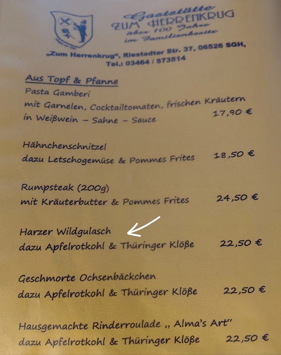 Speisekarte photo 1