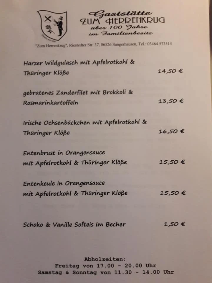 Speisekarte photo 4