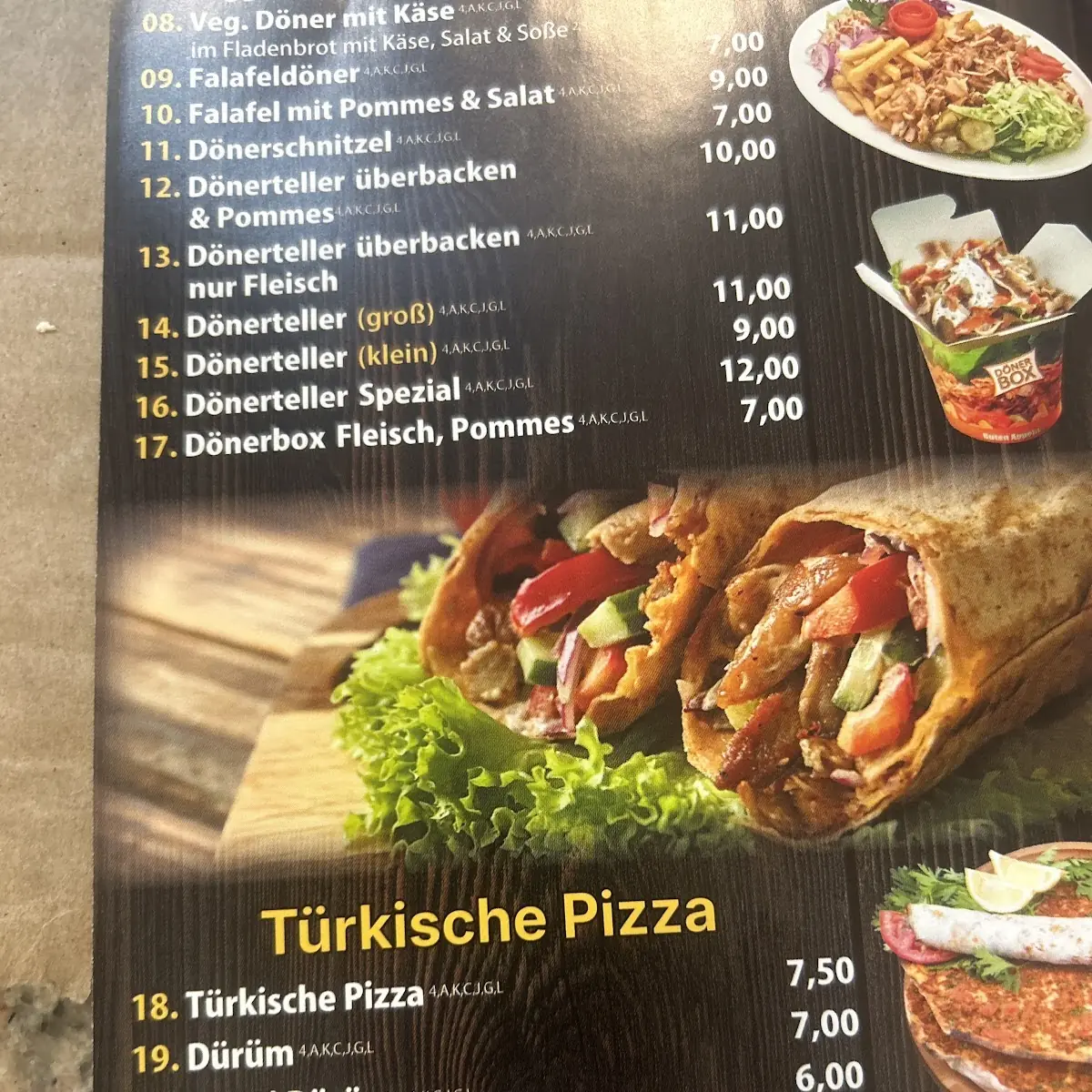 Speisekarte photo 3