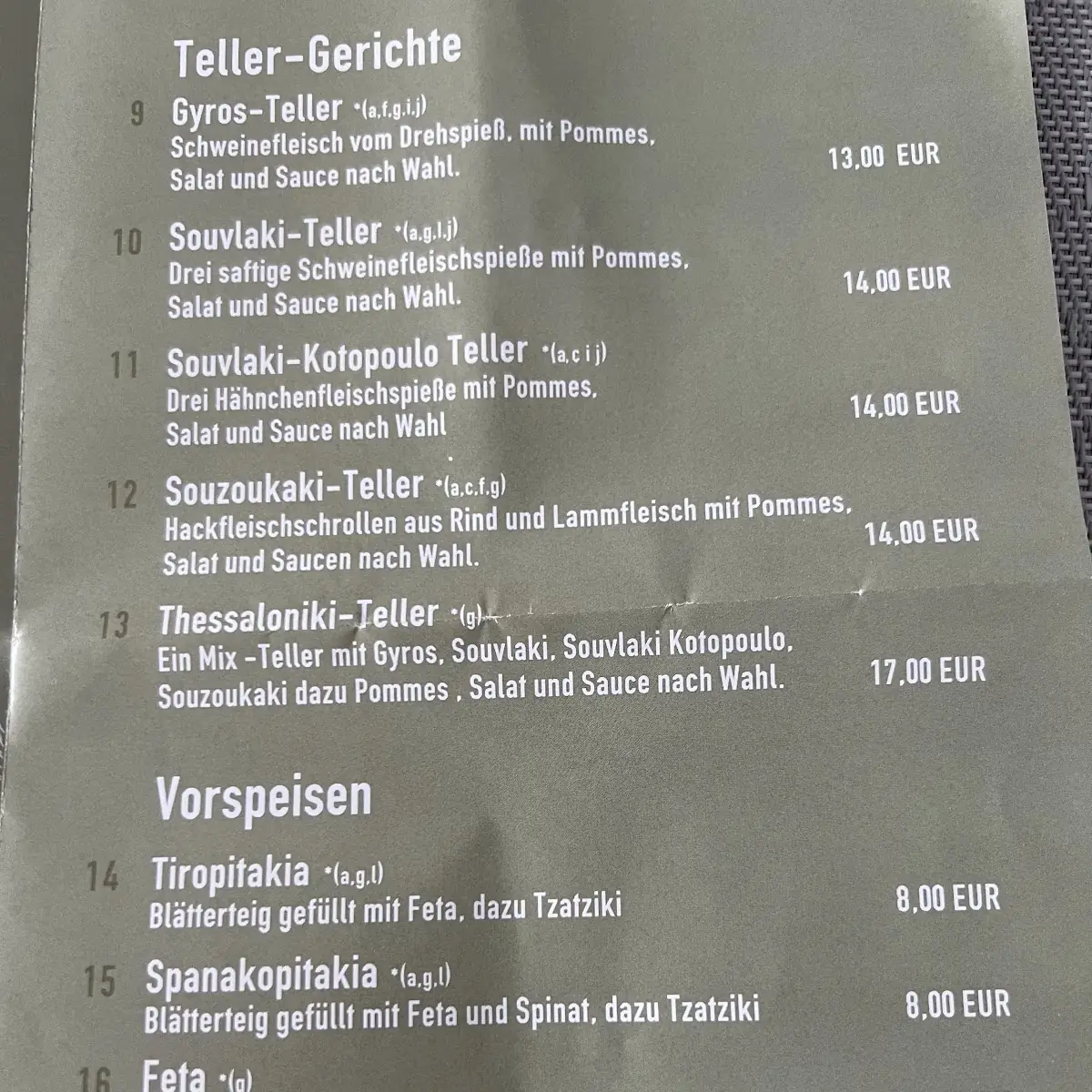 Speisekarte photo 6