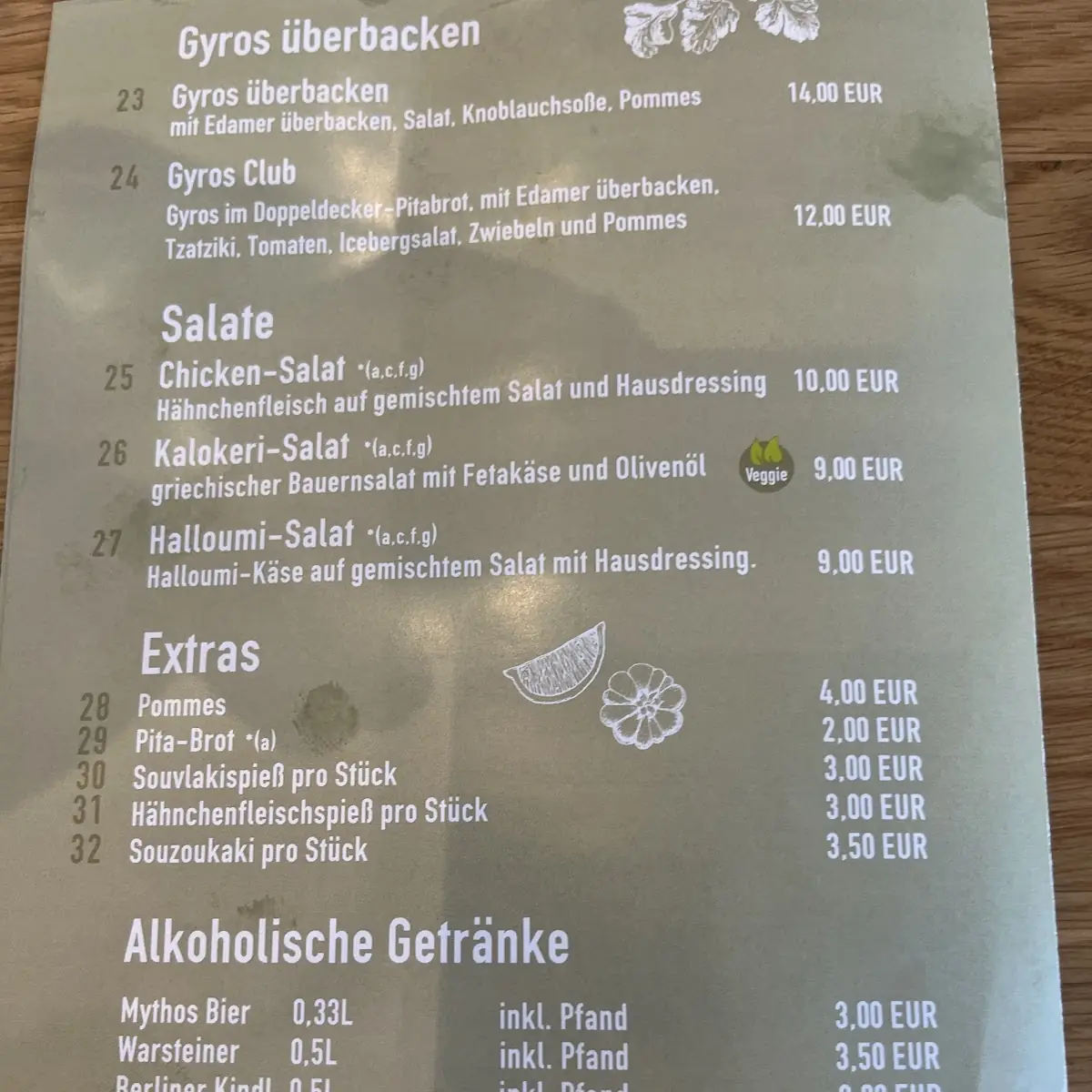 Speisekarte photo 7