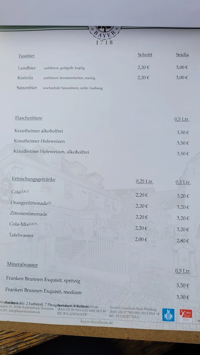 Speisekarte photo 2