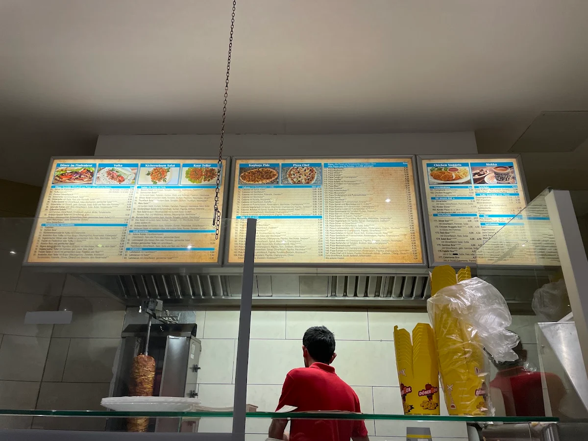 Speisekarte, Antalya Pizza & Kebaphaus