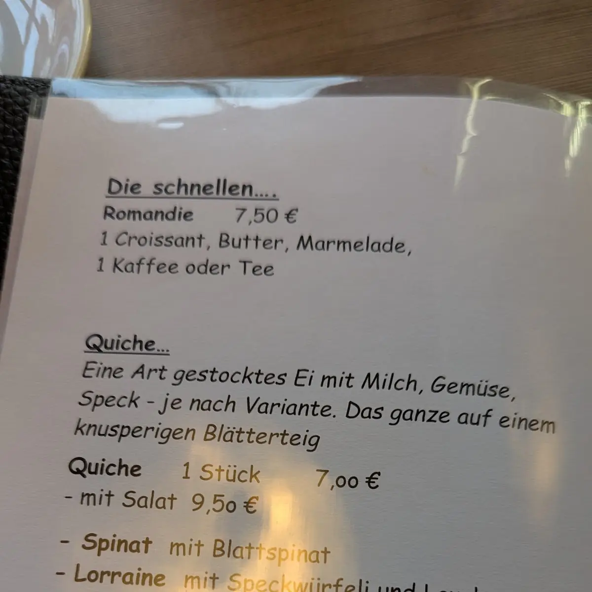 Speisekarte photo 3