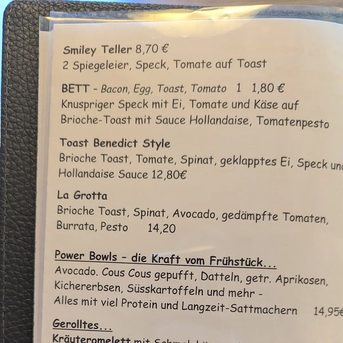 Speisekarte photo 5