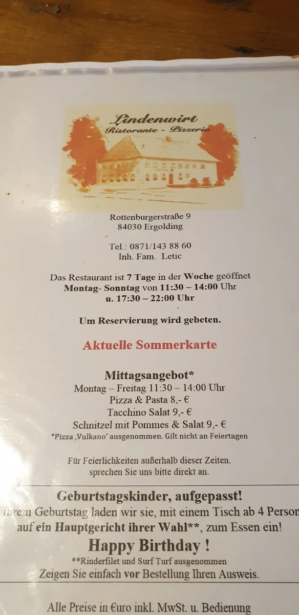 Speisekarte photo 4