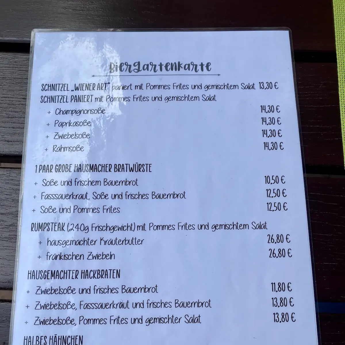 Speisekarte photo 7
