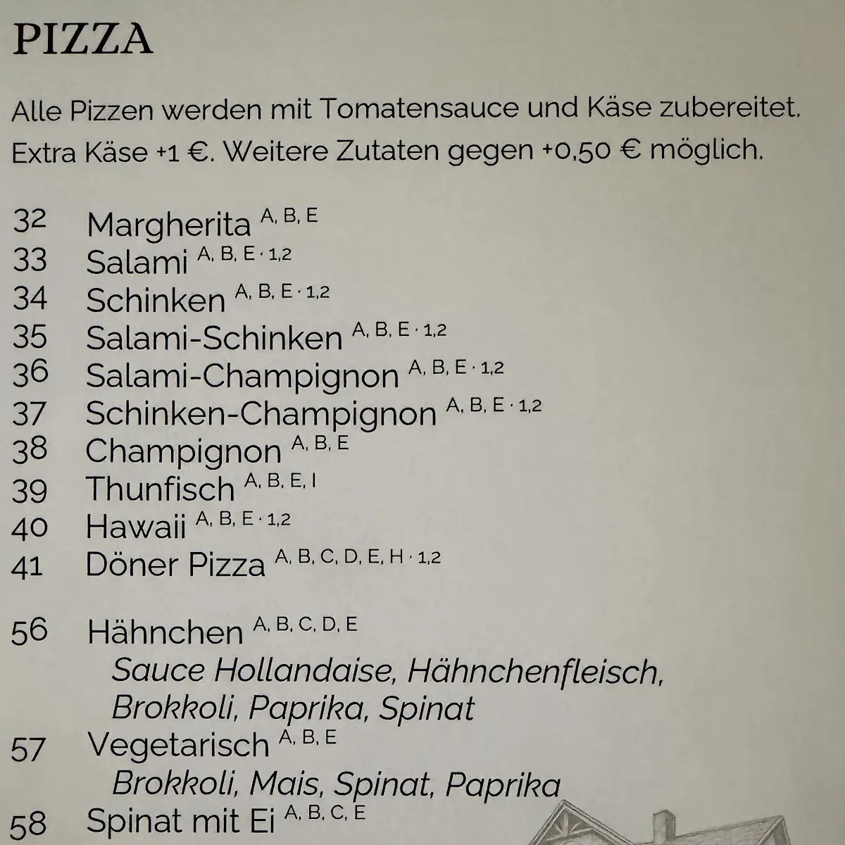 Speisekarte photo 3