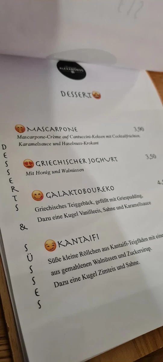 Speisekarte photo 2