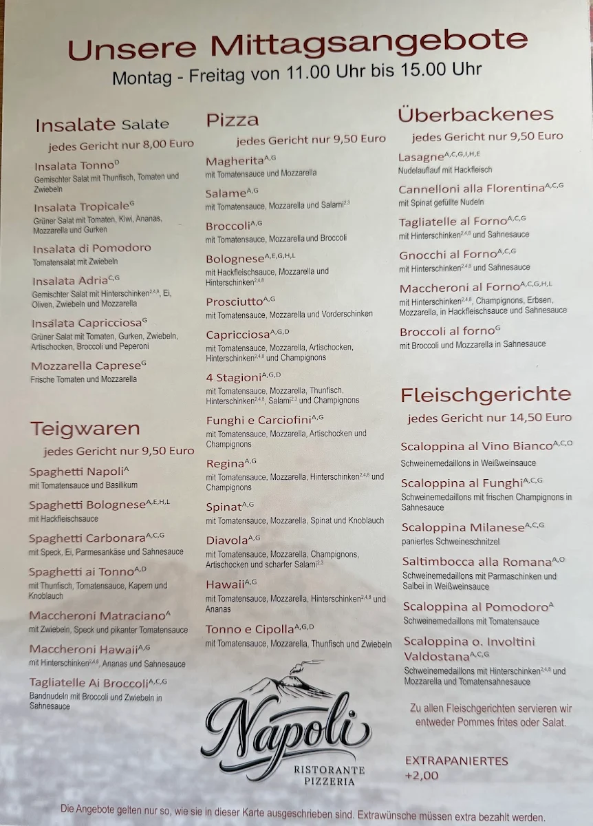 Speisekarte photo 1