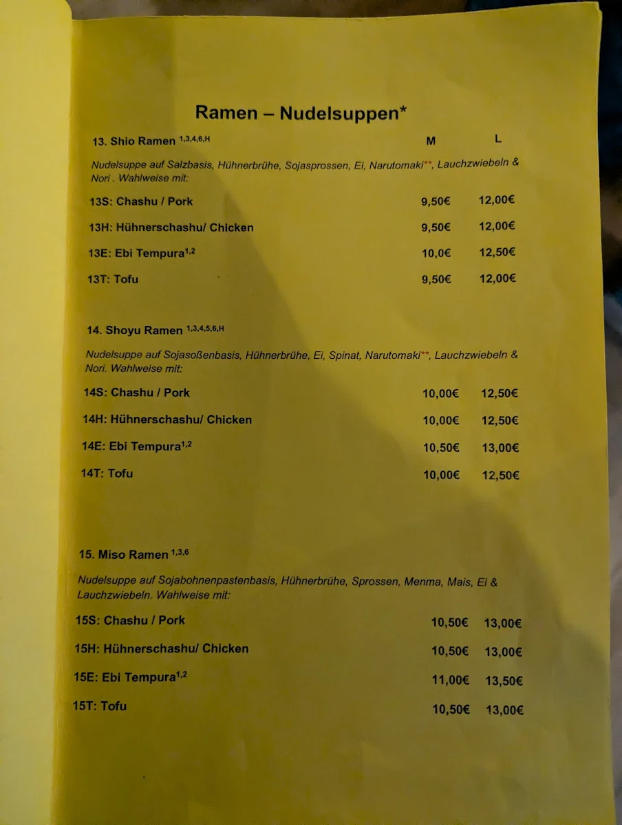 Speisekarte photo 5