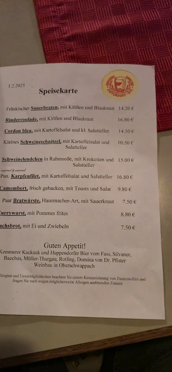 Speisekarte photo 2