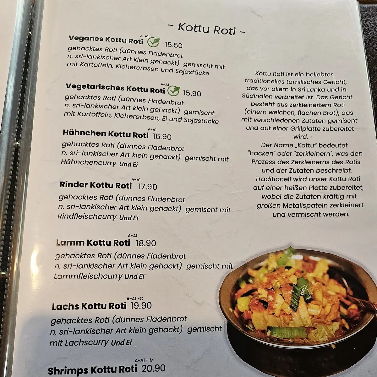 Speisekarte photo 1