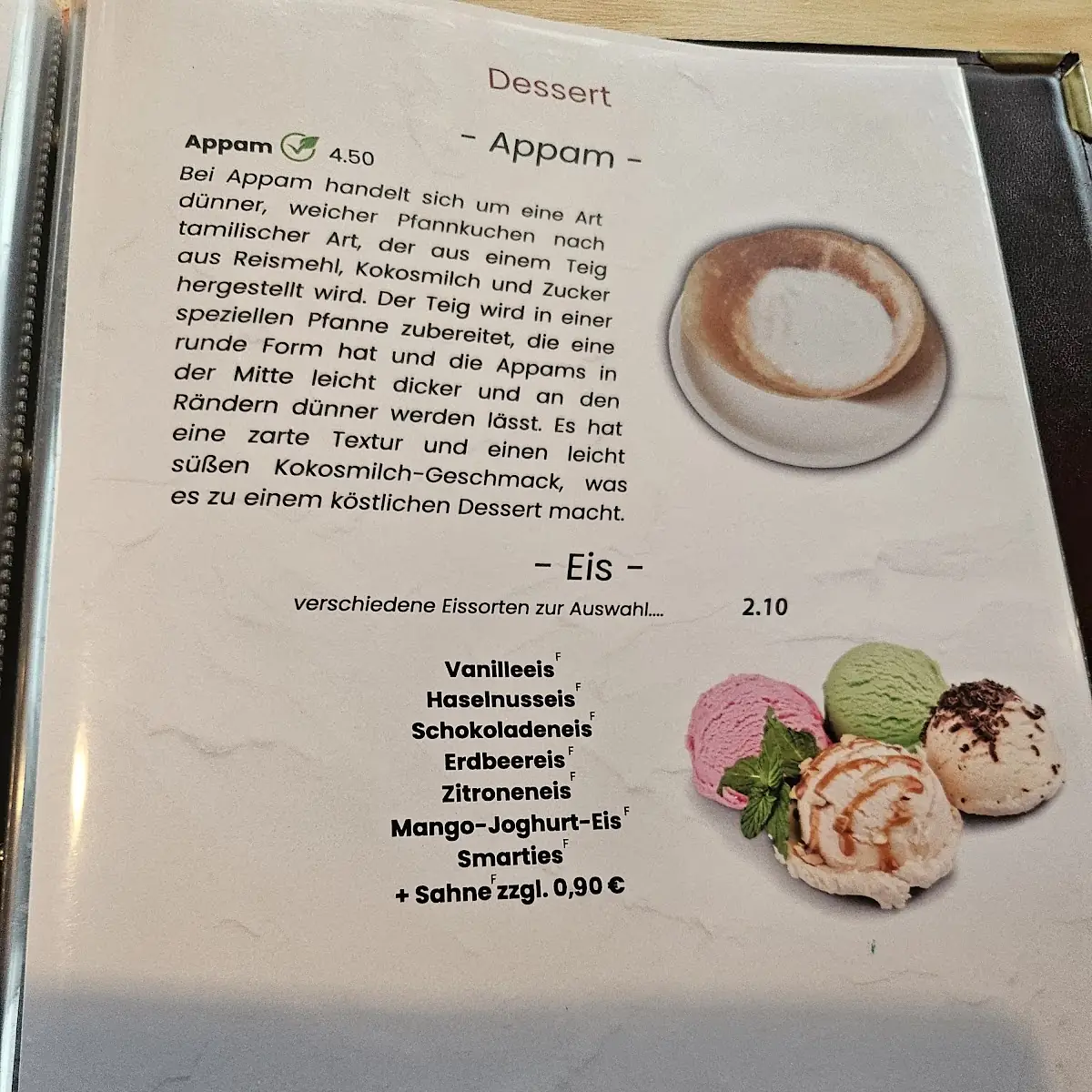 Speisekarte photo 2