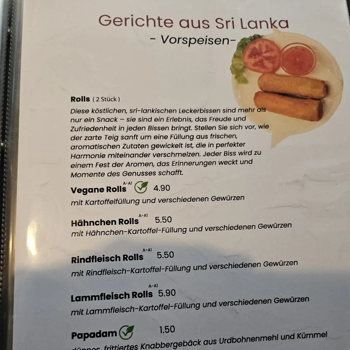 Speisekarte photo 4