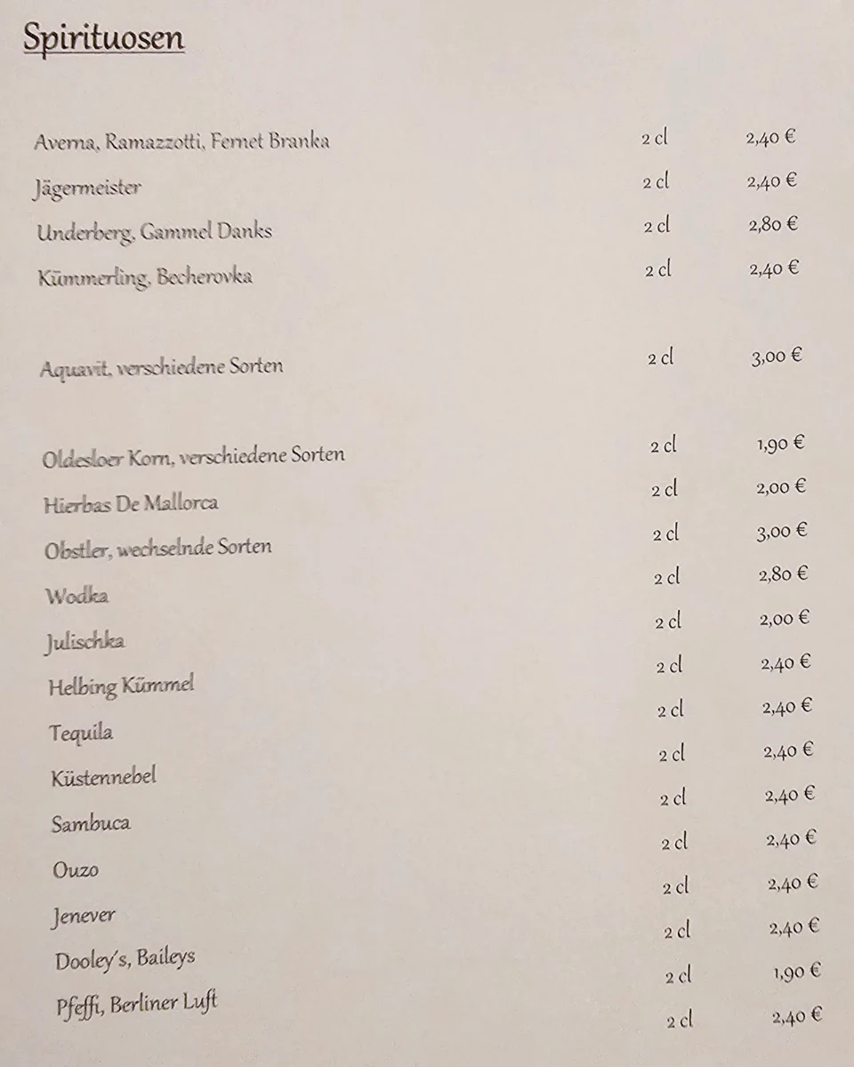 Speisekarte photo 2