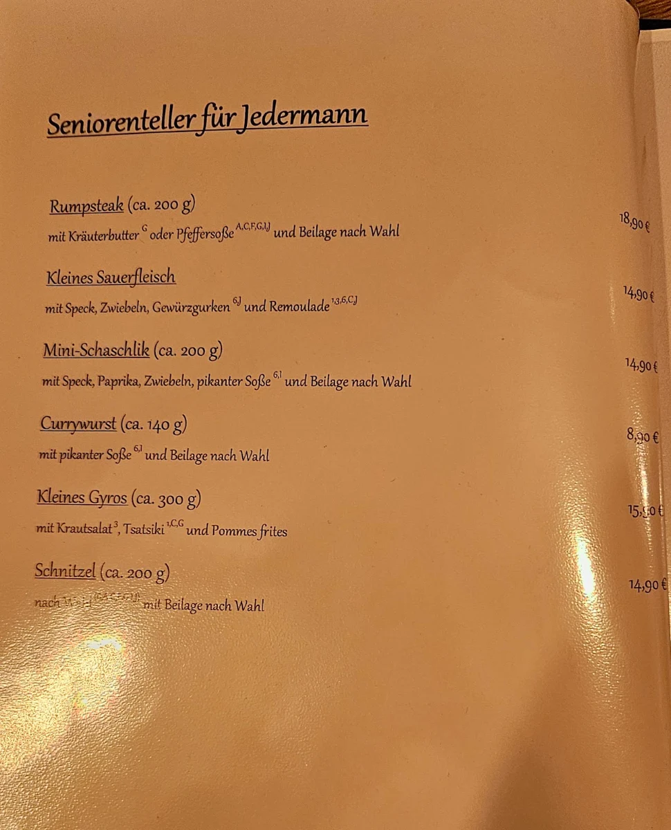 Speisekarte photo 3