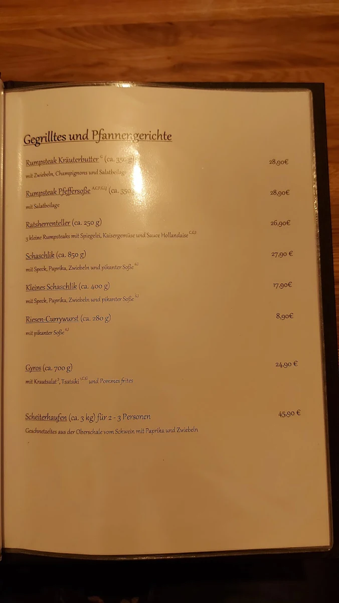 Speisekarte photo 8