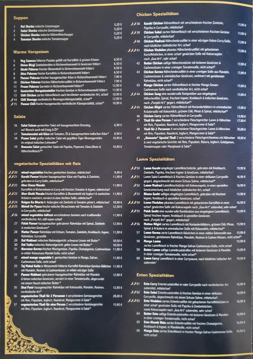 Speisekarte photo 1