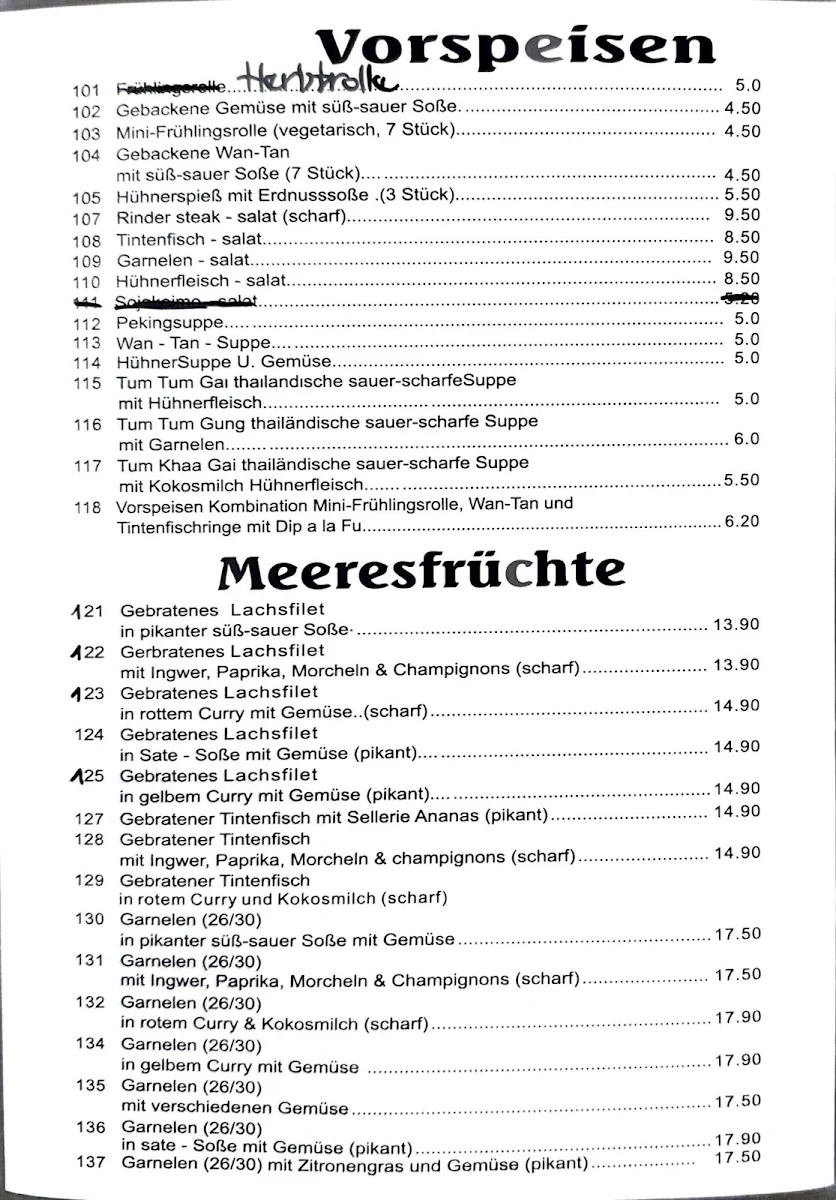 Speisekarte photo 5