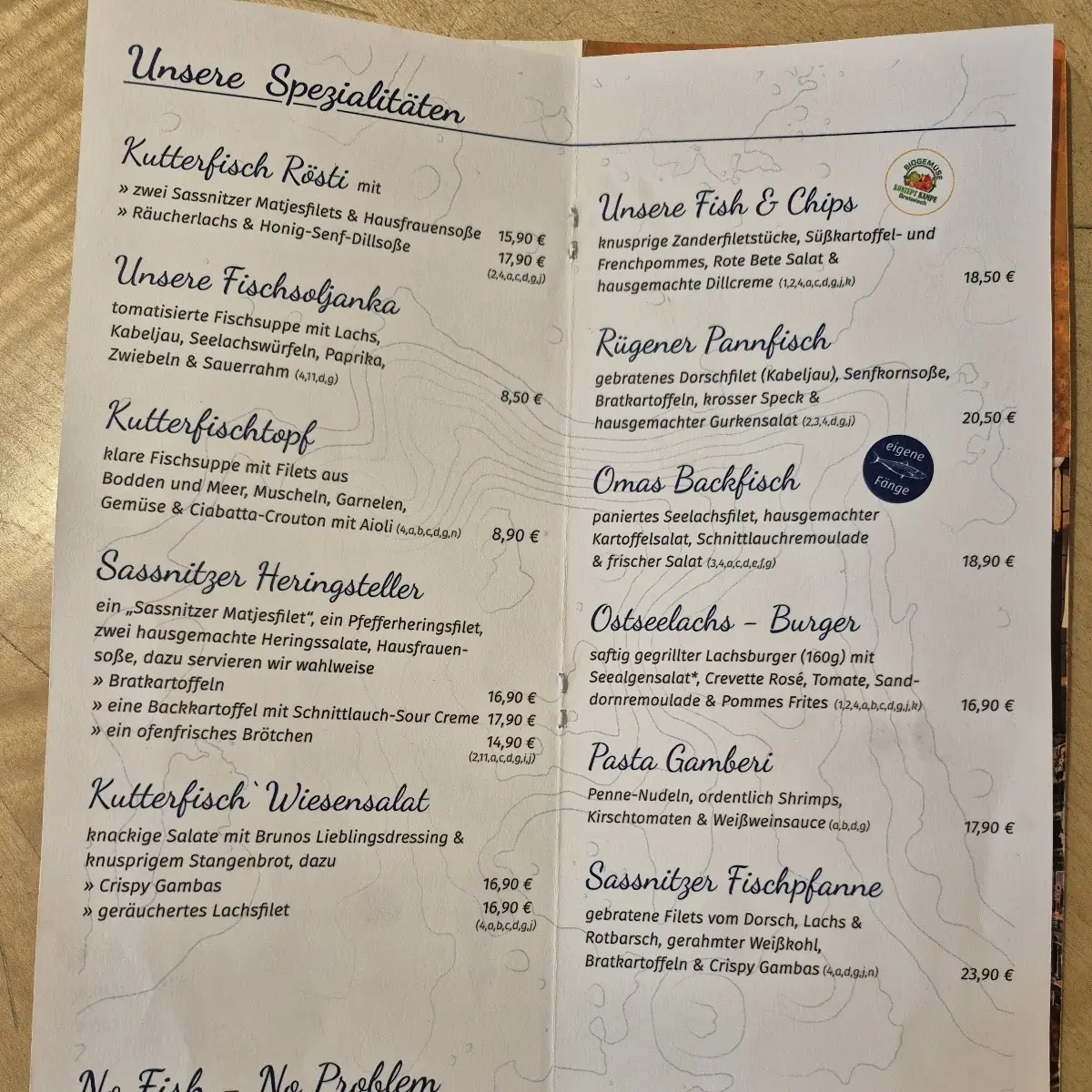 Speisekarte photo 1