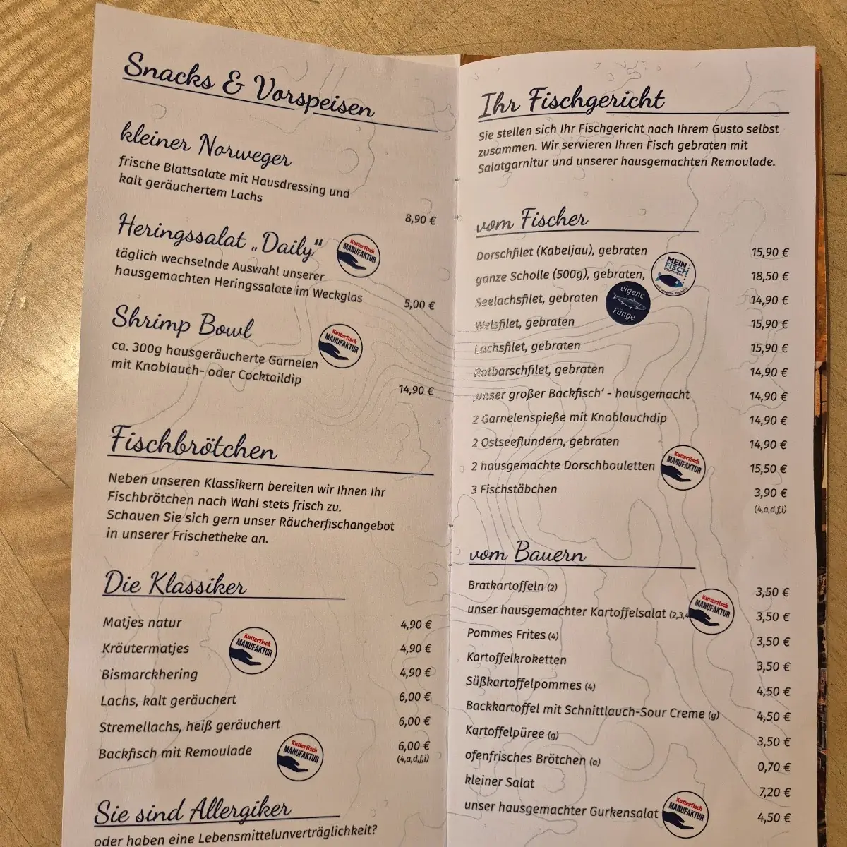 Speisekarte photo 2