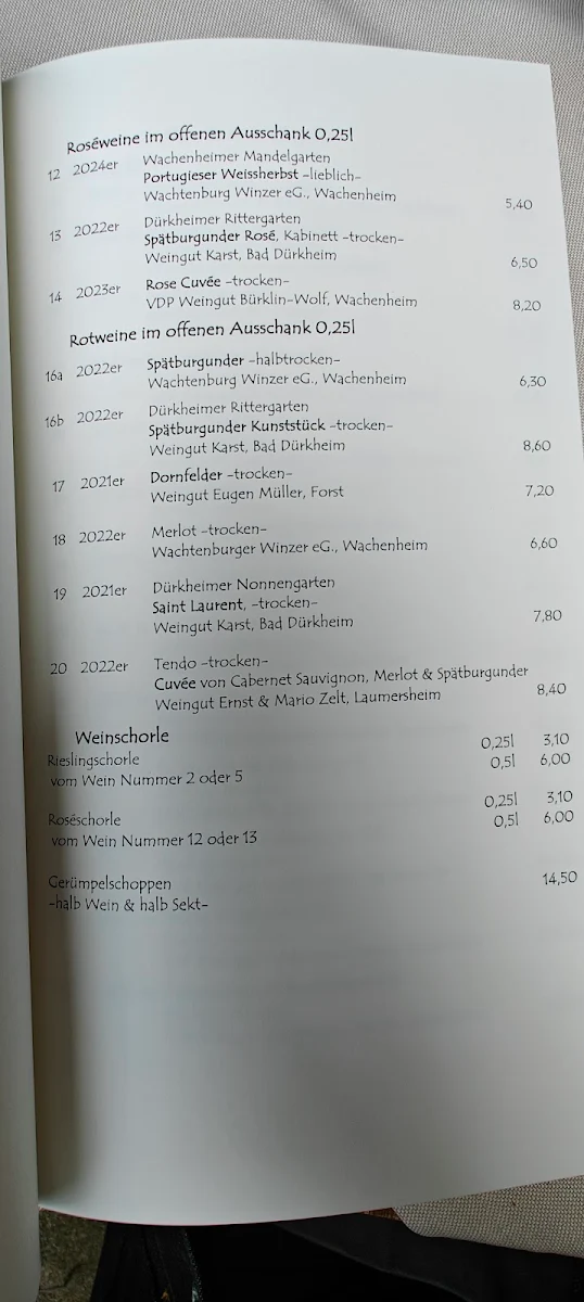 Speisekarte photo 1