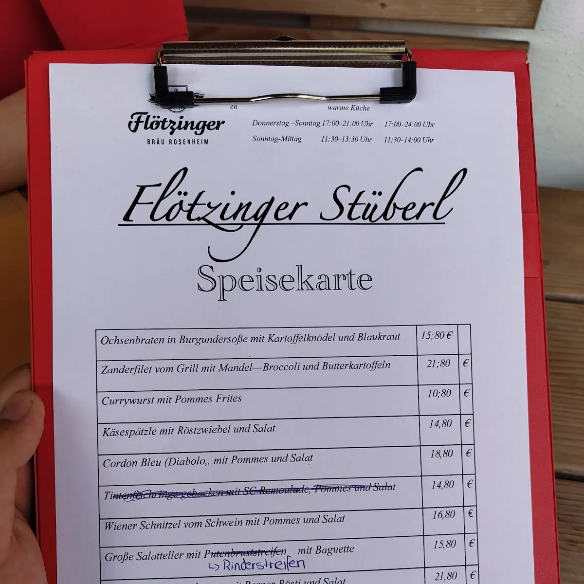 Speisekarte photo 1