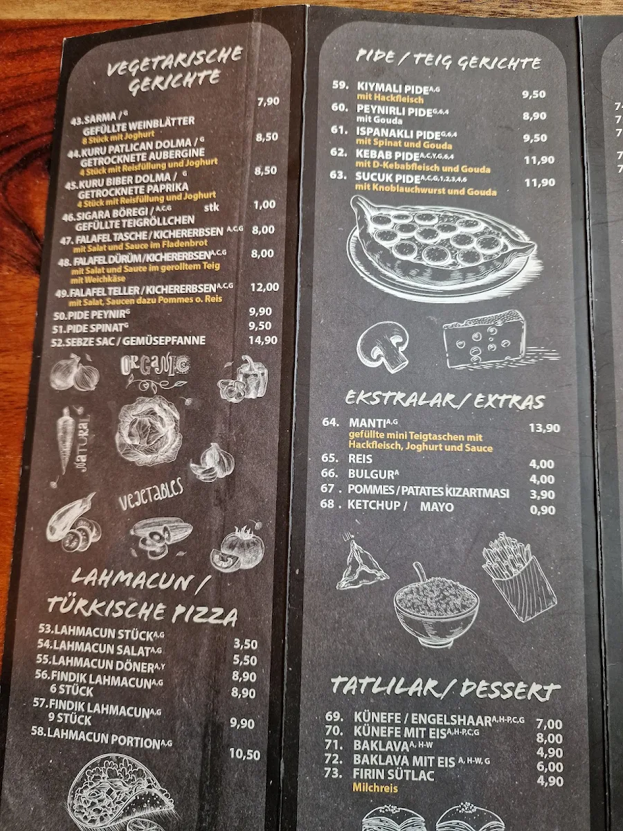 Speisekarte photo 2