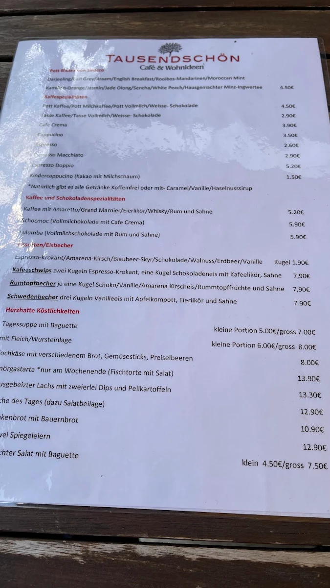 Speisekarte photo 1