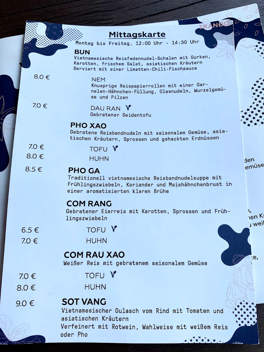 Speisekarte photo 2