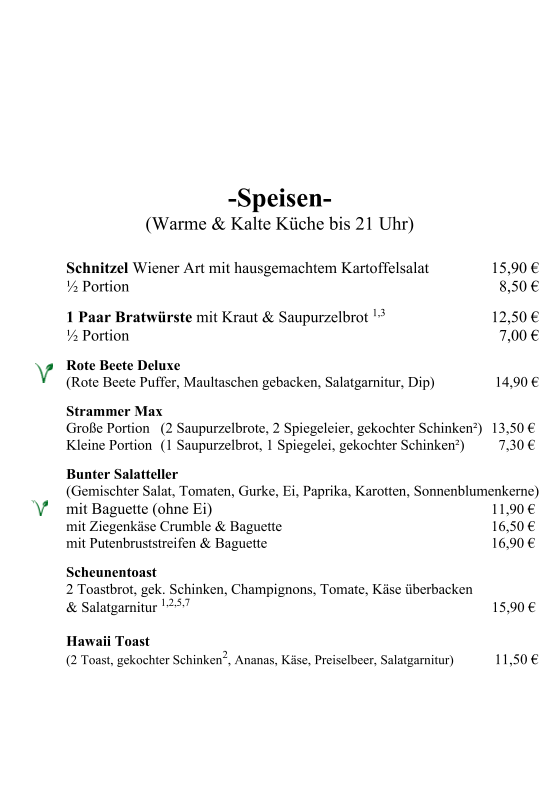 Speisekarte photo 2