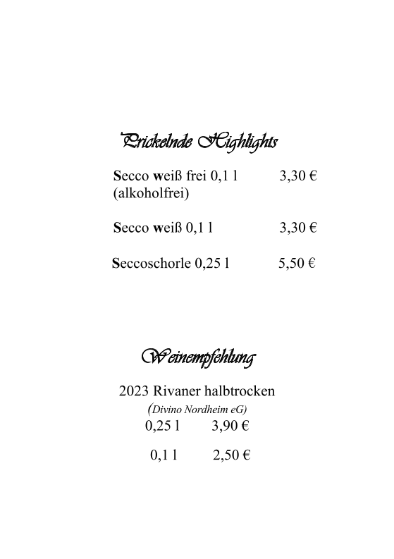 Speisekarte photo 3