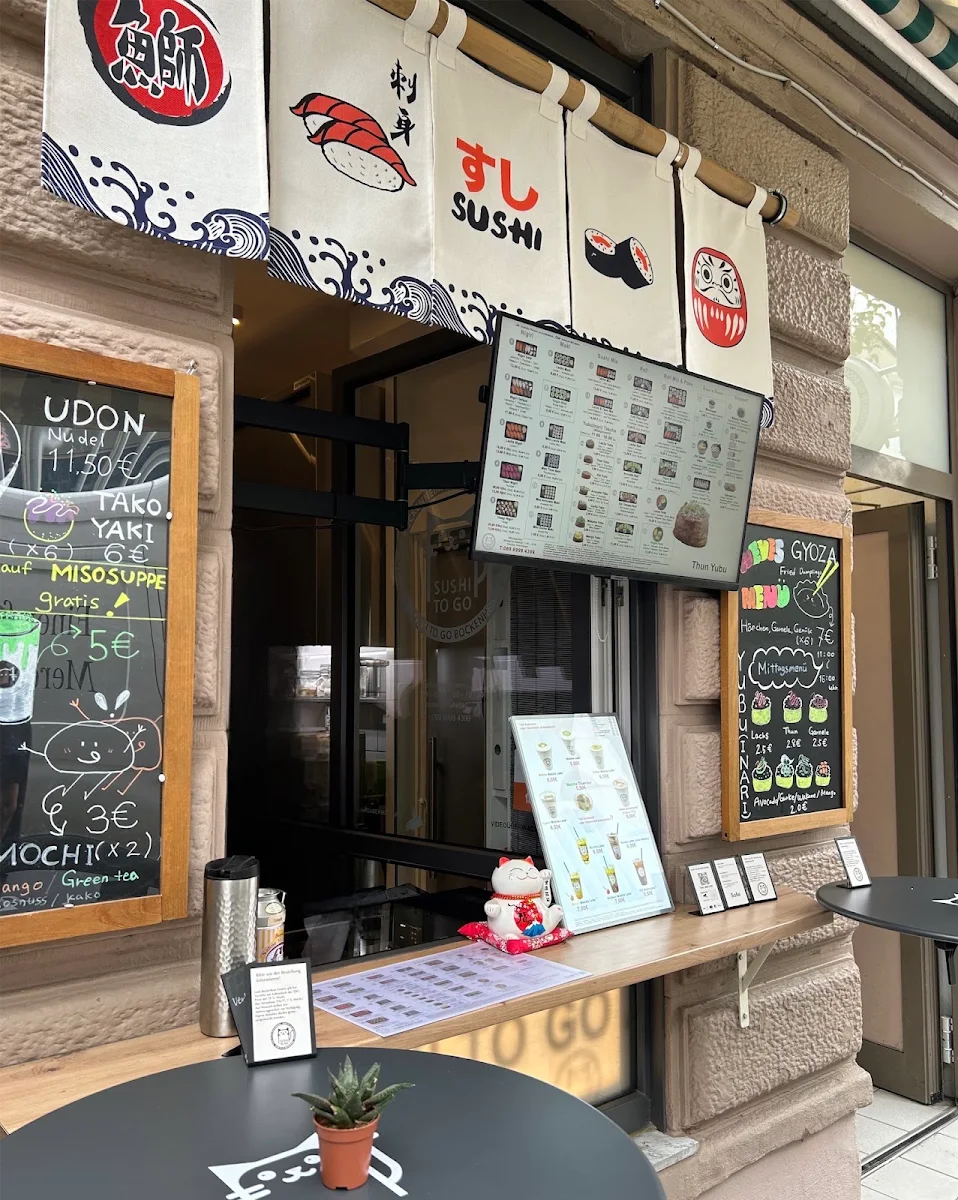 Speisekarte, Sushi to go Bockenheim