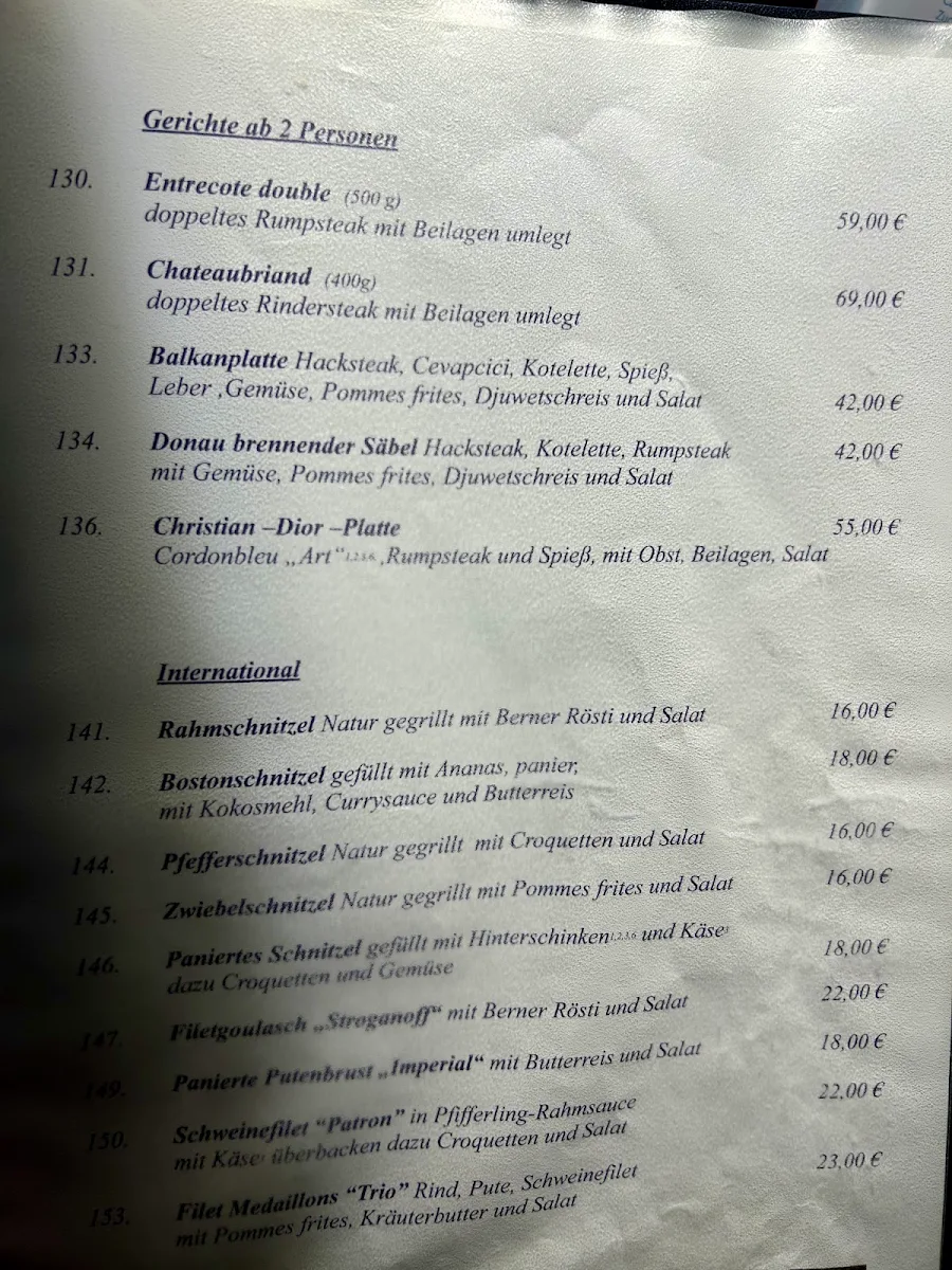 Speisekarte photo 1