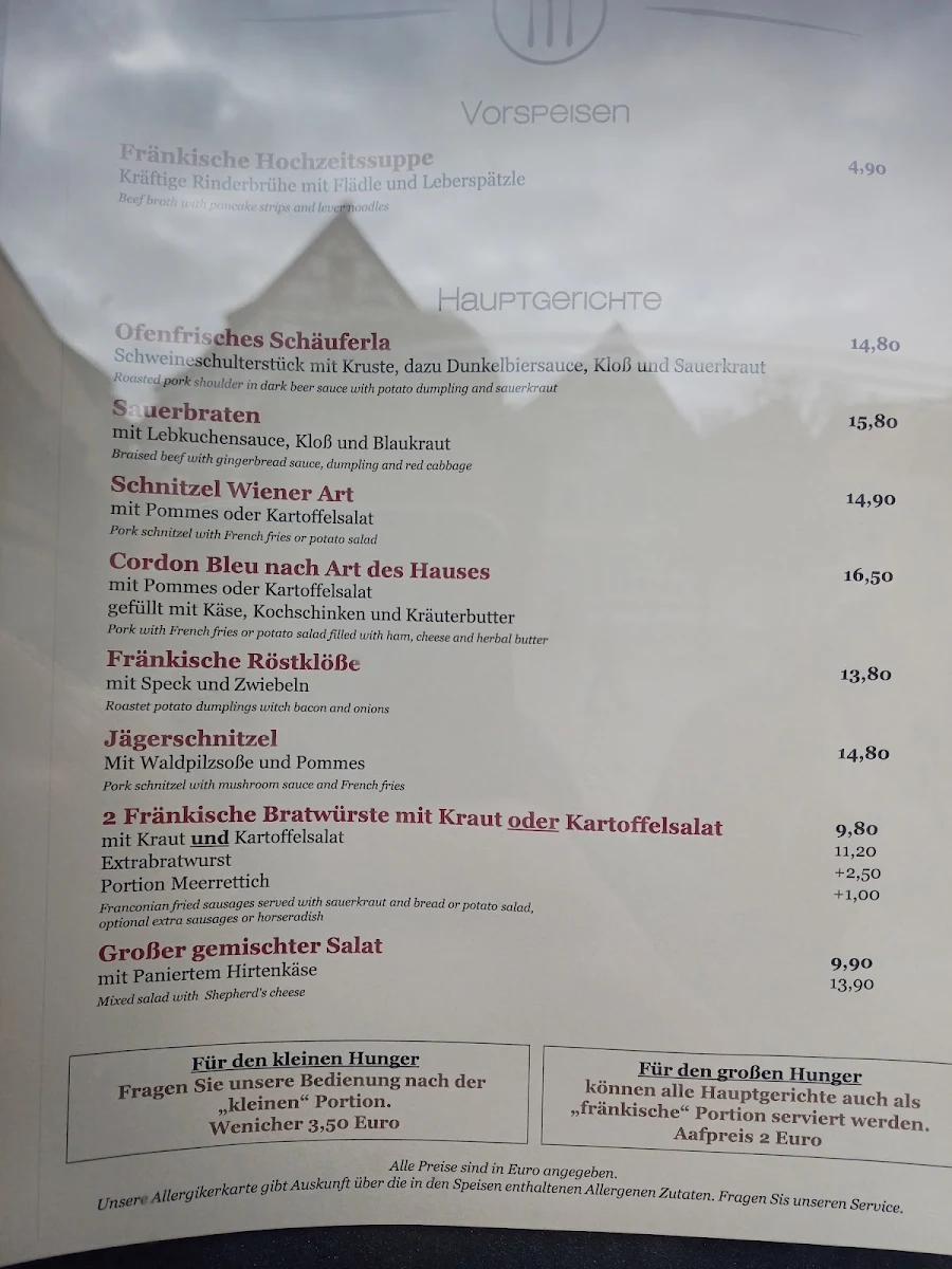 Speisekarte photo 2