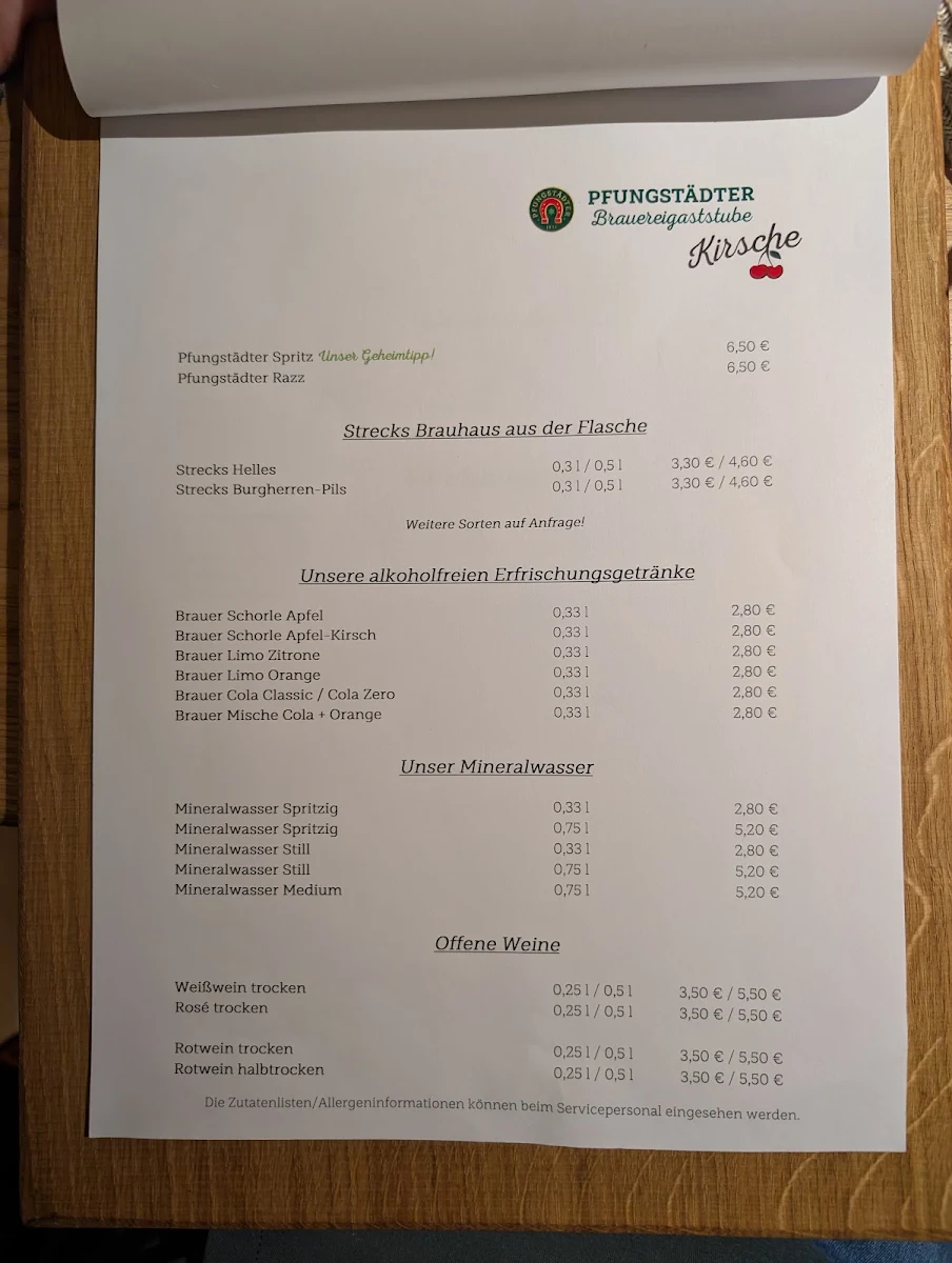 Speisekarte photo 1