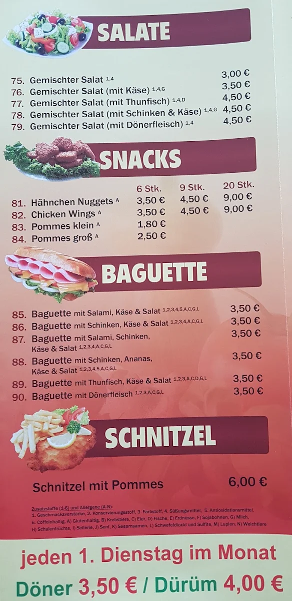 Speisekarte photo 2