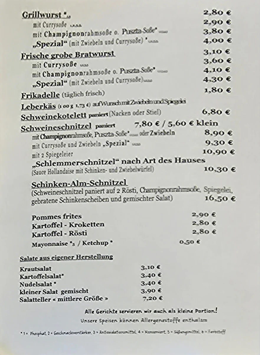 Speisekarte photo 1