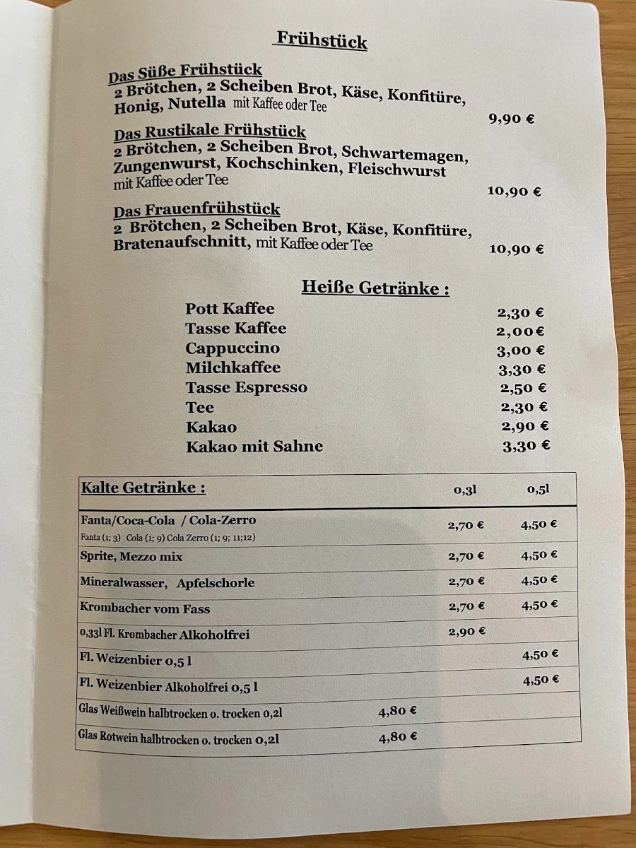 Speisekarte photo 4